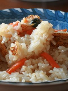ホタテの稚貝の炊き込みご飯-レシピのメイン写真