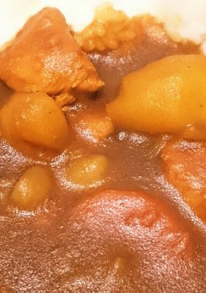 和風カレーうどん簡単めんつゆカレーライス-レシピのメイン写真