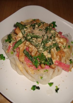 ☆カリカリお揚げの絶品サラダうどん☆-レシピのメイン写真