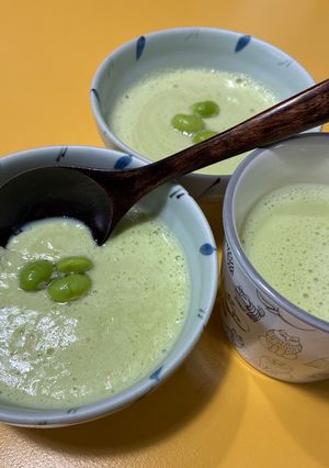 枝豆🫛豆乳と　枝豆🫛豆腐-レシピのメイン写真