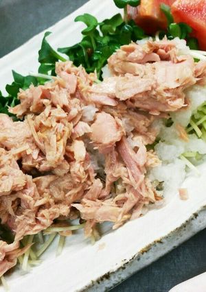 簡単❣ｶｲﾜﾚでｻｯﾊﾟﾘ大根ツナサラダ-レシピのメイン写真