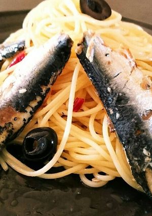 自家製オイルサーディンで激うまパスタ♪-レシピのメイン写真