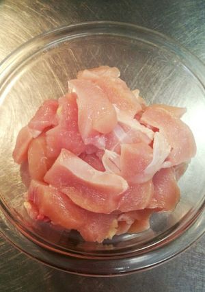 鶏むね肉の柔らかくなる切り方-レシピのメイン写真