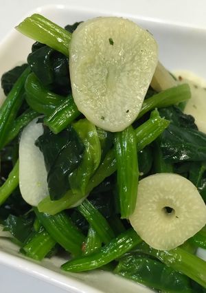 簡単‼ほうれん草とニンニクのソテー-レシピのメイン写真