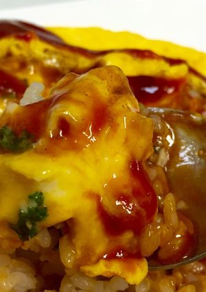 簡単‼炒めないオムライス-レシピのメイン写真
