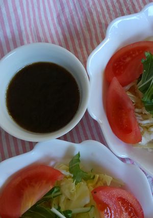 海苔の佃煮de韓国風ドレッシング♪-レシピのメイン写真