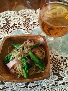 十六茶で簡単和風パスタ-レシピのメイン写真