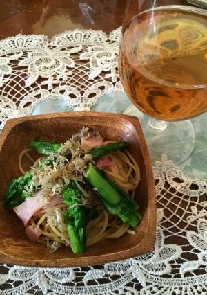 十六茶で簡単和風パスタ-レシピのメイン写真