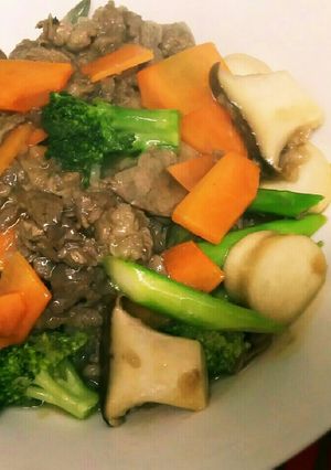 牛肉と野菜のオイスターソース炒め-レシピのメイン写真