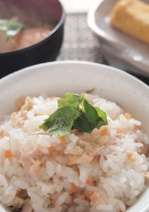 真空調理で簡単あったか鶏飯（混ぜご飯）-レシピのメイン写真