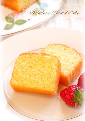 配合が覚えやすい★基本のパウンドケーキ★-レシピのメイン写真