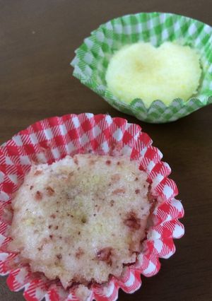 レンジで離乳食・米粉蒸しパン-レシピのメイン写真
