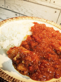 ミキサーで簡単に超時短トマトカレー-レシピのメイン写真