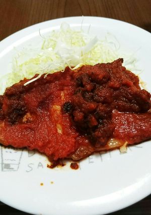 豚肉の生姜焼き～トマトソース添え～-レシピのメイン写真
