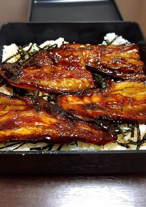 鰻そっくり！ナスの蒲焼重-レシピのメイン写真