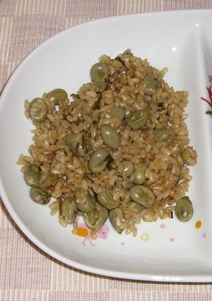 春の朝ごは～ん♪　そら豆ごはん-レシピのメイン写真