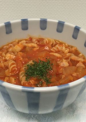 フレッシュトマトのマカロニスープ 20分-レシピのメイン写真