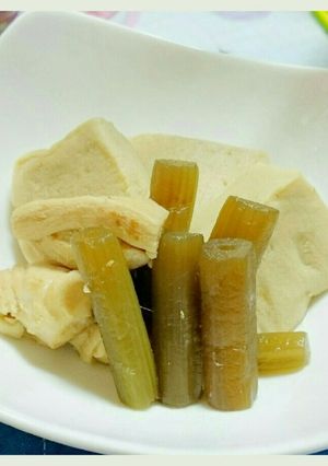 ふきと高野豆腐の煮浸し-レシピのメイン写真