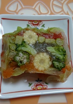 離乳食完了期☆8種の野菜のテリーヌ-レシピのメイン写真