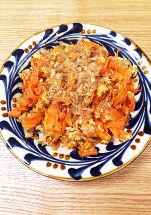 夕飯にもう一品！ご飯がすすむ人参しりしり-レシピのメイン写真