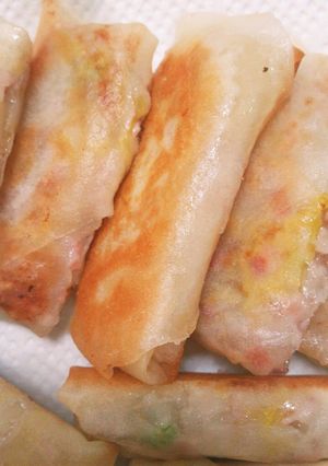 白菜とベーコンの簡単春巻き-レシピのメイン写真