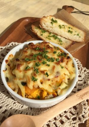 かぼちゃの煮物リメイク‼️簡単グラタン♪-レシピのメイン写真