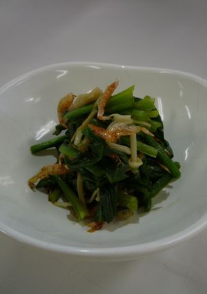 ほうれん草の香りあえ-レシピのメイン写真