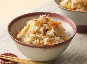 ツナとにんじんの炊き込みご飯-レシピのメイン写真
