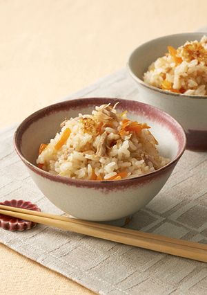 ツナとにんじんの炊き込みご飯-レシピのメイン写真