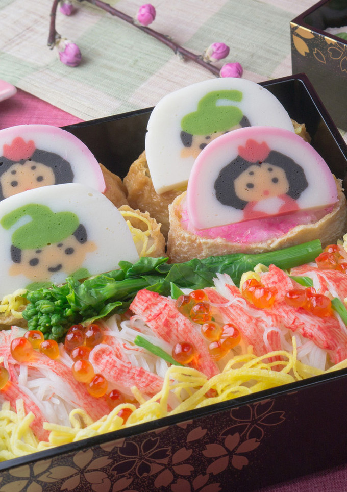 簡単かわいいひなまつりのちらし寿司-レシピのメイン写真