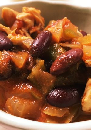 チリ(ささみとキドニー水煮)-レシピのメイン写真
