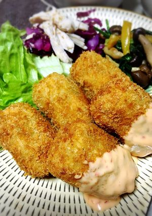 マヨチリソースでカフェ風コロッケ-レシピのメイン写真