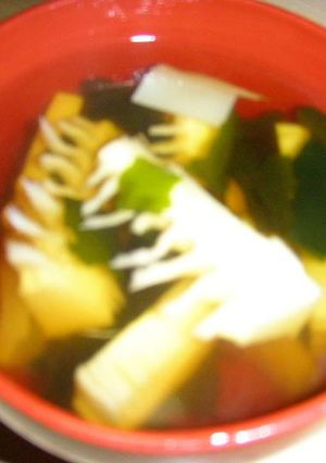 シンプルだけど美味しい♪若竹汁-レシピのメイン写真