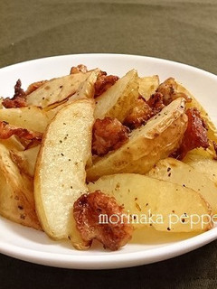 じゃがいもと鶏皮のマヨ醤油オーブン焼き-レシピのメイン写真