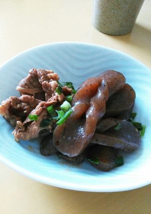 簡単☆こんにゃくと牛肉の煮物☆-レシピのメイン写真