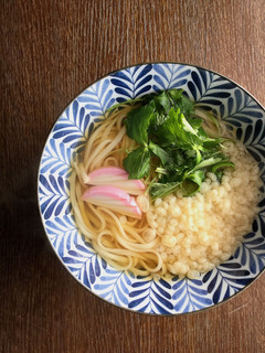 三つ葉うどん。-レシピのメイン写真