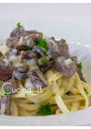 牛肉のクリームパスタ-レシピのメイン写真