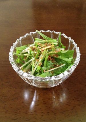 水菜の簡単サラダ-レシピのメイン写真