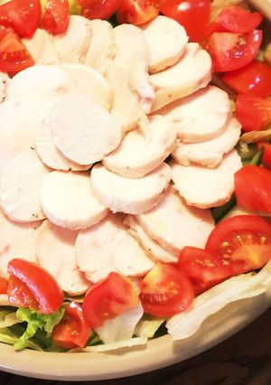 鳥胸肉のハムサラダ-レシピのメイン写真
