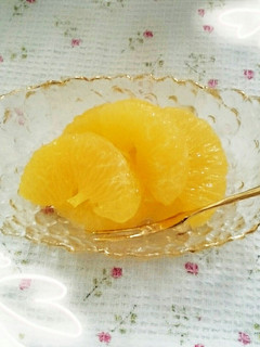 季節の味❤八朔ハチミツ漬け(トマトでも)-レシピのメイン写真
