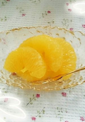季節の味❤八朔ハチミツ漬け(トマトでも)-レシピのメイン写真