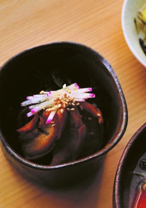 ヘルシーで大満足!切り昆布と車麩の煮物-レシピのメイン写真