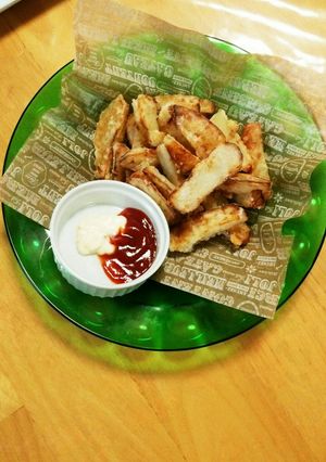 小麦粉不使用揚げないフライドポテト-レシピのメイン写真