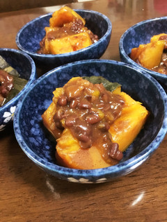 【南瓜の小倉煮】簡単☆-レシピのメイン写真