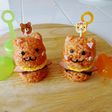 【立体ミニライスバーガー】赤くま&ねこ