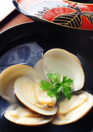 簡単♪蛤のお吸い物 祝い汁-レシピのメイン写真