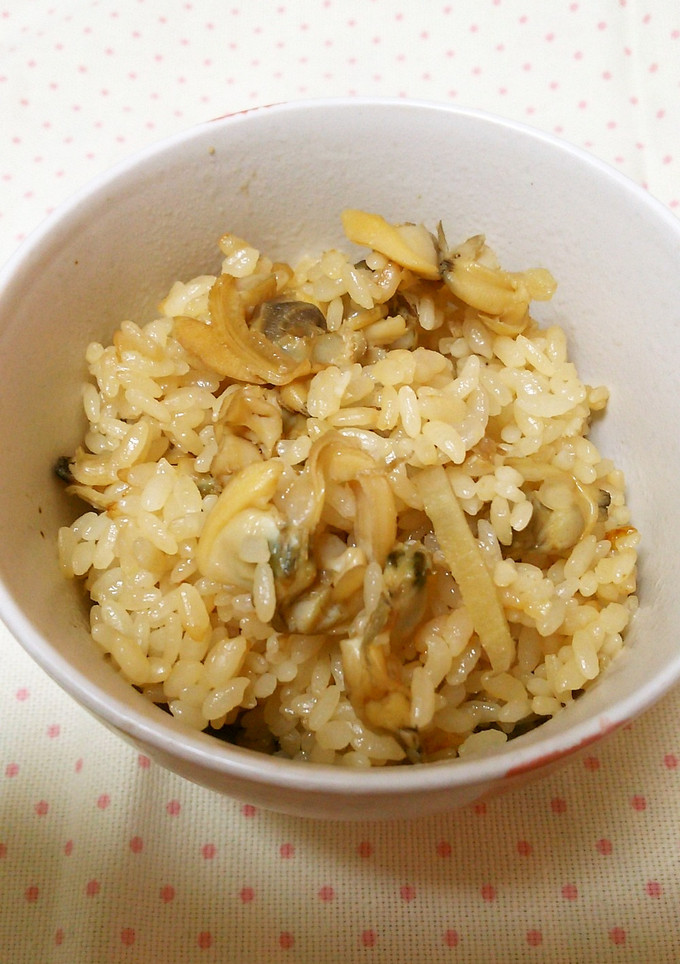 ショウガを効かせたあさりの炊き込みご飯-レシピのメイン写真