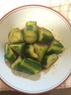 ピリ辛胡瓜の漬物-レシピのメイン写真