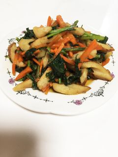 ♡春菊とちくわの炒め物♡-レシピのメイン写真