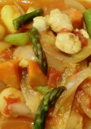 ♪節約料理 旨!鶏むね肉と野菜のトマト煮-レシピのメイン写真